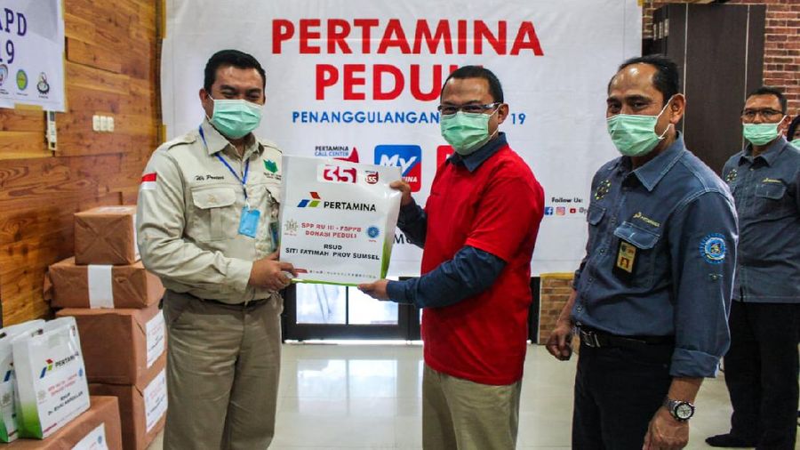  Perangi Covid-19, Pertamina Salurkan APD ke Rumah Sakit Umum di Sumsel