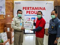 Perangi Covid-19, Pertamina Salurkan APD ke RSU di Sumsel