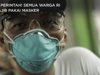 Ini Perintah! Semua Warga RI Wajib Pakai Masker