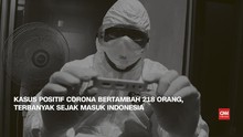 VIDEO: 6 April, Kasus Positif Corona Bertambah 218 Orang