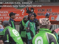 PSBB Larang Grab-Gojek Cs Angkut Penumpang & Tuntutan Driver