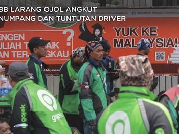 PSBB Larang Grab-Gojek Cs Angkut Penumpang & Tuntutan Driver