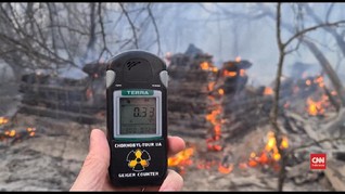 VIDEO: Kebakaran di Dekat Chernobyl, Level Radiasi Meningkat