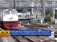 12 April, Penumpang Transportasi Massal Wajib Pakai Masker
