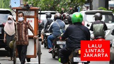 VIDEO: Kondisi Jalan di Jakarta Ramai Lancar