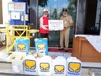 Brantas Abipraya Terus Salurkan Bantuan untuk Cegah Covid-19