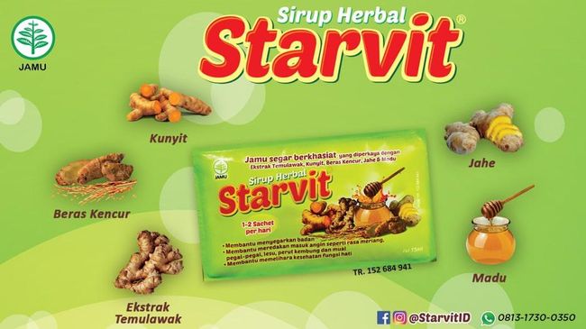 Ragam Manfaat Kunyit dalam Satu Sachet Starvit