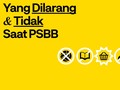 INFOGRAFIS: Yang Dilarang dan Tidak Saat PSBB
