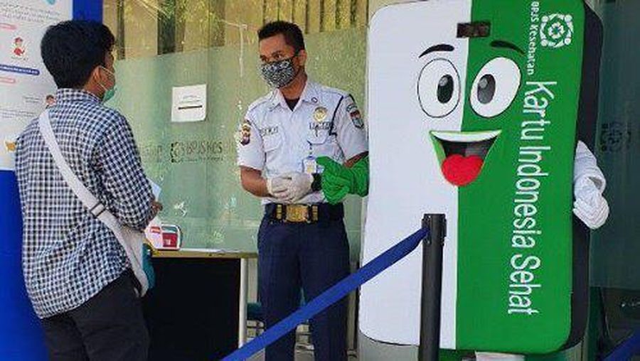Maskot dari BPJS Kesehatan yang sering dipanggil Bang Jakes akronim dari Abang Jaminan Kesehatan