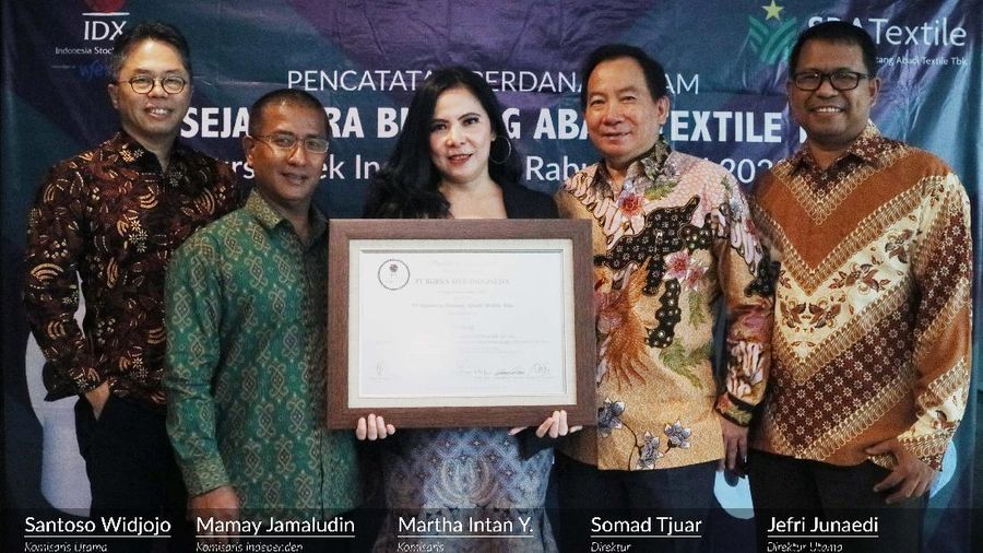 Seremoni pencatatan saham perdana juga dilaksanakan secara virtual melalui kanal YouTube Bursa Efek Indonesia.
