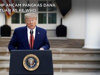 Trump Ancam Pangkas Dana Bantuan AS ke WHO
