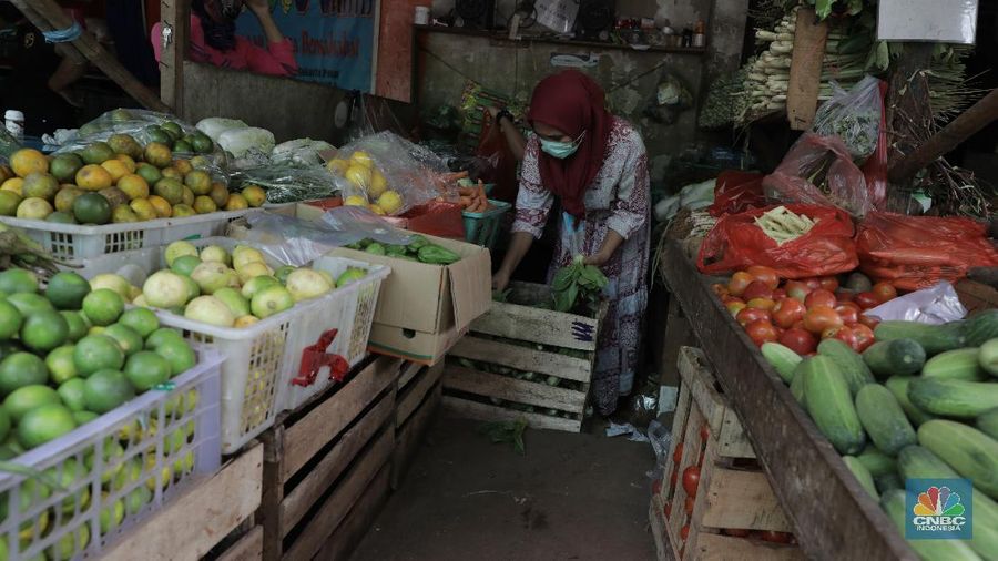 Jelang penerapan PSBB yang diterapkan Jumat (10/4/2020), Pemprov DKI mengimbau masyarakat membeli kebutuhan bahan pokok seperti sayuran dan buah via online.