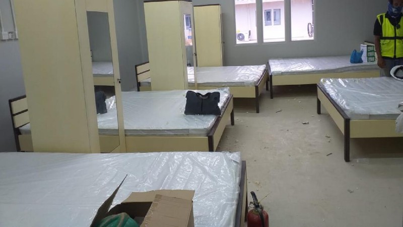 RS Khusus Covid-19 di Pulau Galang diresmikan kemarin.