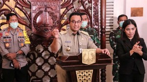 Anies Teken Pergub, PSBB di DKI Dimulai Jumat Pukul 00.00 WIB