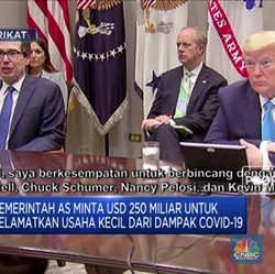Dampak Corona,Pemerintah AS Minta USD 250 M Untuk Usaha Kecil