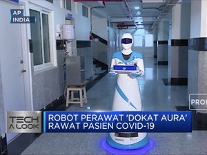 Canggih! Robot Perawat 'Dokat Aura' Rawat Pasien Covid-19