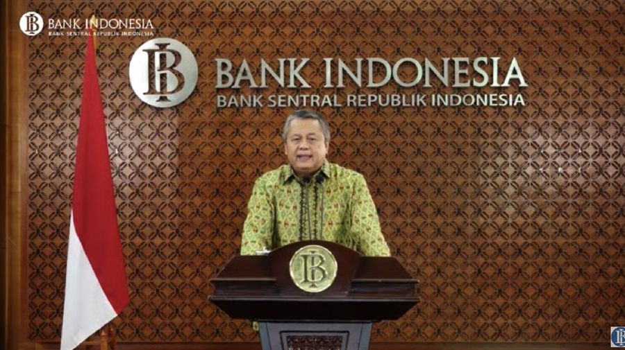 Gubernur BI Perry Warjiyo menyampaikan perkembangan ekonomi terkini (Youtube Bank Indonesia)