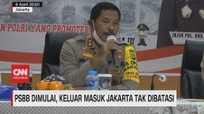 VIDEO: PSBB Dimulai, Keluar Masuk Jakarta Tak Dibatasi