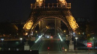 VIDEO: 'Kota Mati' Paris di Tengah Lockdown