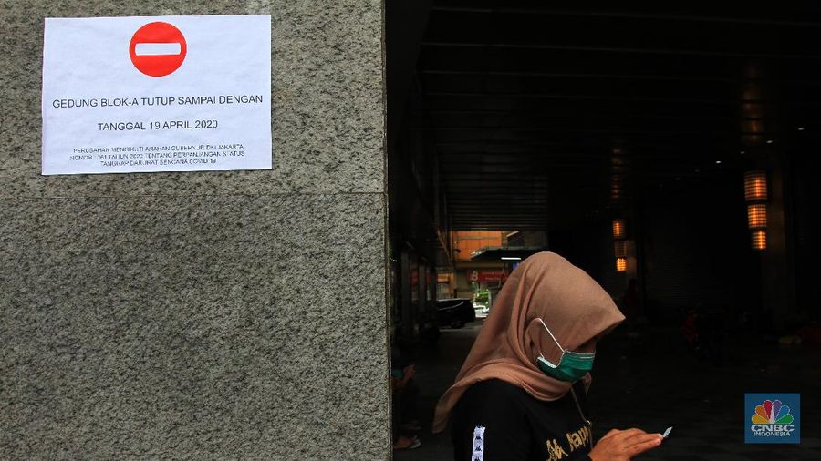 Perumda Pasar Jaya resmi memperpanjang penutupan Pasar Tanah Abang.