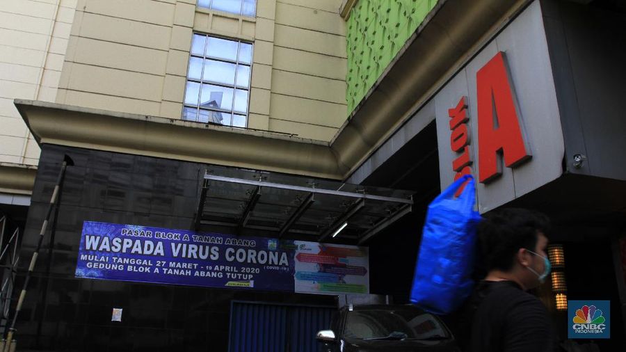 Perumda Pasar Jaya resmi memperpanjang penutupan Pasar Tanah Abang.