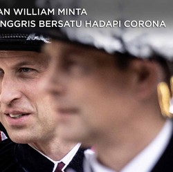 Pangeran William Minta Warga Inggris Bersatu Hadapi Corona