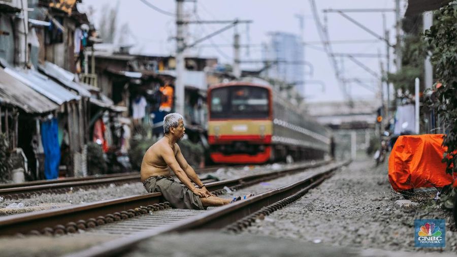 Ilustrasi KRL (CNBC Indonesia/ Andrean Kristianto)