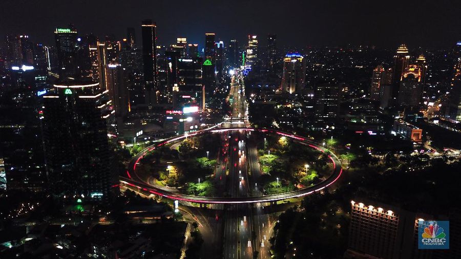 Simpang Susun Semanggi (CNBC Indonesia/ Andrean Kristianto))