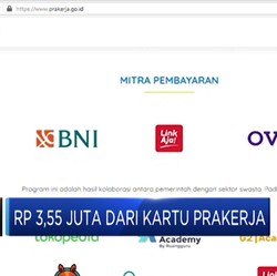 Kartu Prakerja Cair, Ini Besaran yang Didapatkan Pesertanya