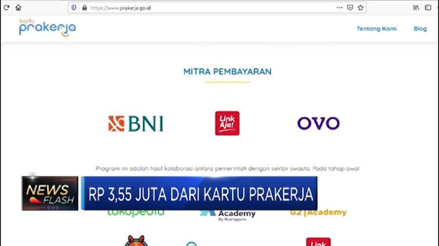 Penerima Kartu Prakerja akan Terima Rp 3,55 Juta per Bulan