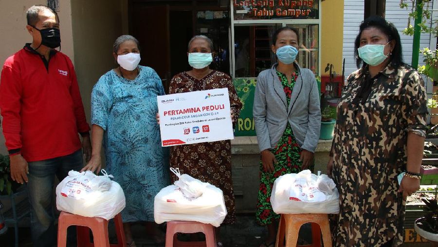 Pertamina berupaya merangkul dan memberikan dukungan bagi masyarakat tidak mampu, termasuk yang berprofesi sebagai pekerja harian.