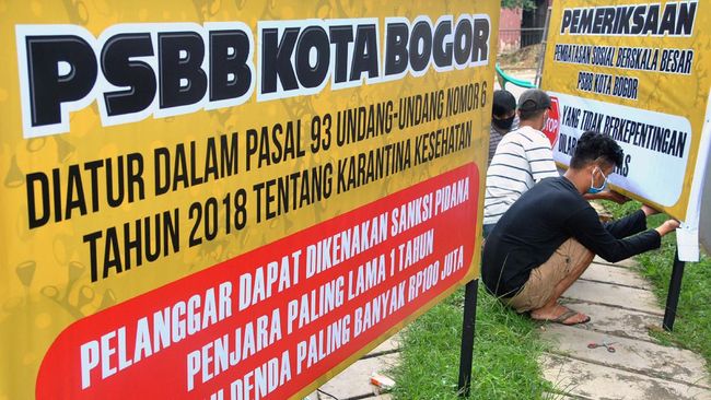 Pemkot Bogor dan Bekasi Sepakat Perpanjang Penerapan PSBB