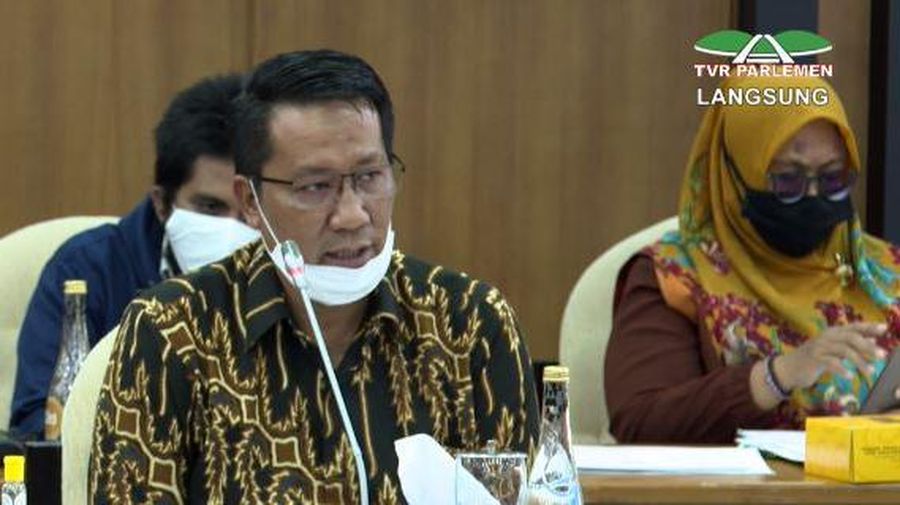 Baleg DPR RI Raker Virtual dengan Pemerintag Tentang RUU Cipta Kerja. (Tv Parlemen)