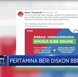 Pertamina Beri Diskon BBM untuk 10 Ribu Pengemudi Ojol