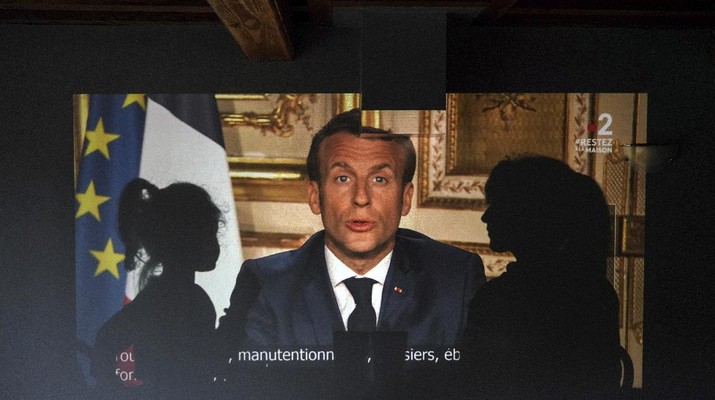 Prancis perpanjang masa Lockdown. (AP/Laurent Cipriani) Prancis perpanjang masa Lockdown. (AP/Laurent Cipriani)
