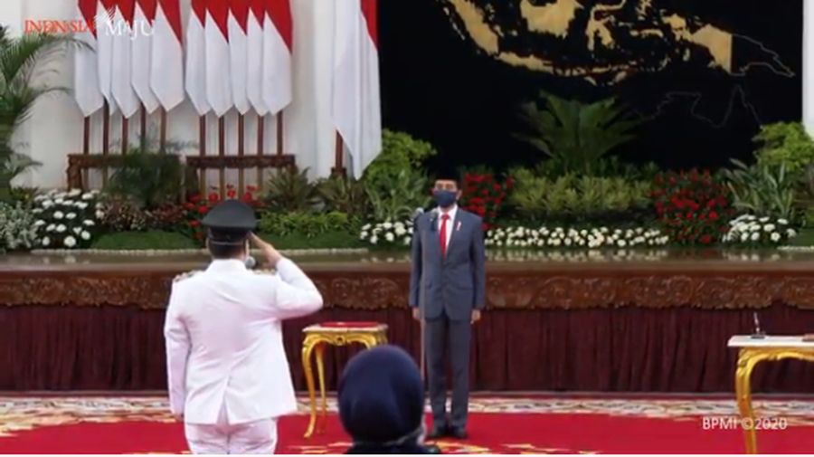 Presiden Joko Widodo Melantika Wagub DKI Jakarta (Youtube Sekretariat Presiden)
