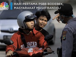 Hari Pertama PSBB Bodebek, Masyarakat Masih Bandel!
