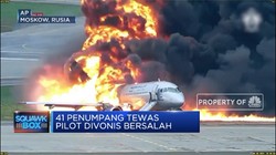 Pilot di Rusia Divonis Bersalah karena 41 Penumpangnya Tewas