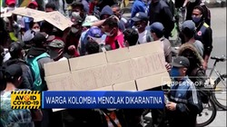 Warga Kolombia Protes Menolak untuk Dikarantina