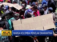 Warga Kolombia Protes Menolak untuk Dikarantina