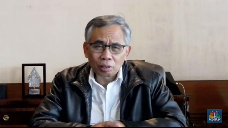 Ketua Dewan Komisioner OJK Wimboh Santoso (Screenshot)