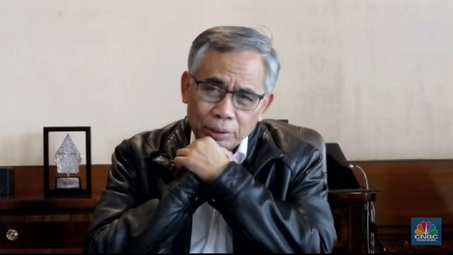 Ketua Dewan Komisioner OJK Wimboh Santoso (Screenshot)