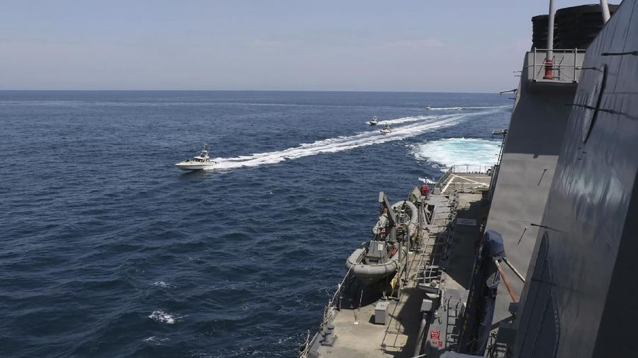 Angkatan Laut Iran Amerika Serikat. (U.S. Navy via AP)