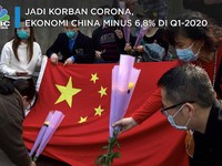Jadi Korban Corona, Ekonomi China Minus 6,8% di Q1-2020