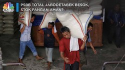 PSBB Total Jabodetabek Besok, Stok Pangan Aman?