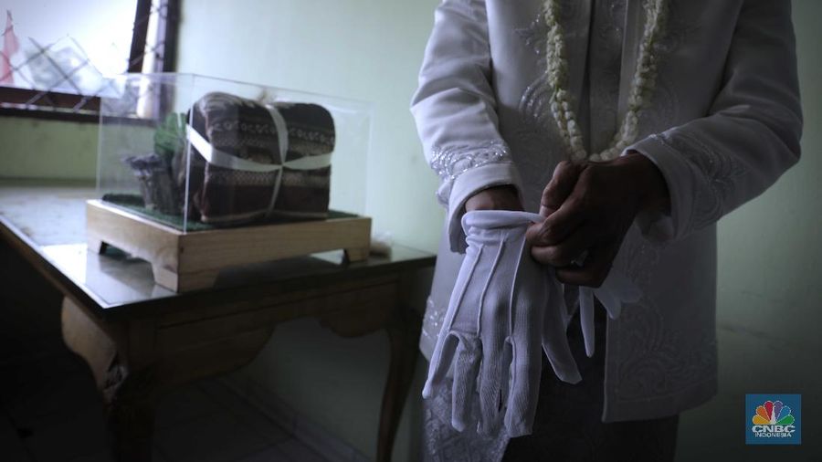 Pernikahan di Tengah Pandemi Covid-19 (CNBC Indonesia/Muhammad Sabki)