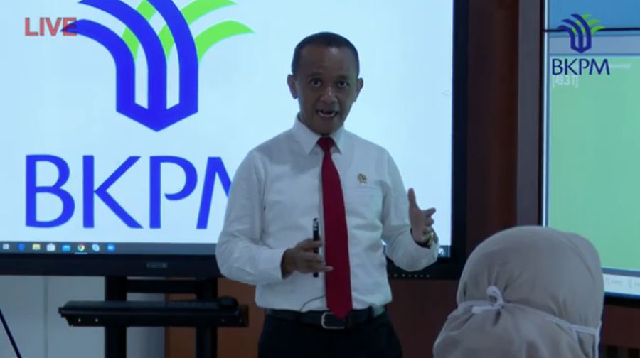 Konfrensi Pers Realisasi Investasi Triwulan 1 2020. (Youtube BKPM)