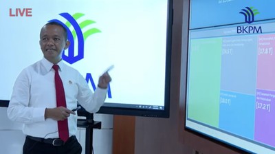 Konfrensi Pers Realisasi Investasi Triwulan 1 2020. (Youtube BKPM)