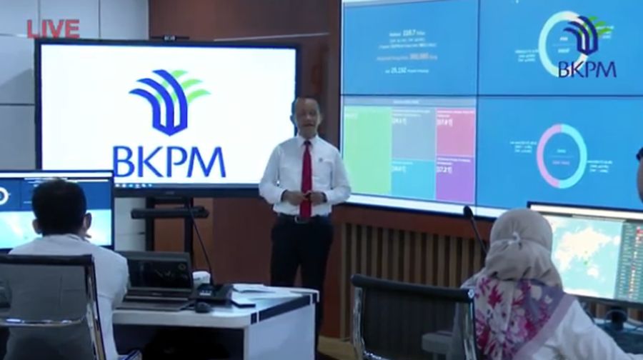 Konfrensi Pers Realisasi Investasi Triwulan 1 2020. (Youtube BKPM)