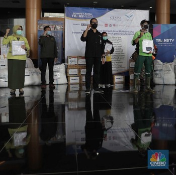 Lawan Corona, Transmedia & CT Arsa Salurkan Donasi Tahap III
